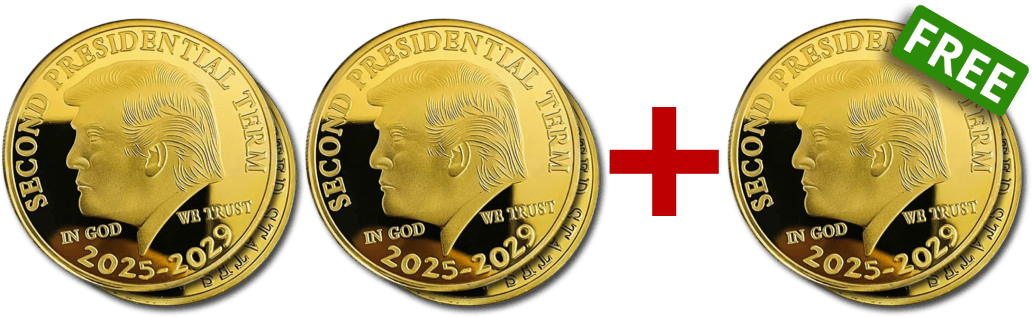 2 Trump Gold/Silver Sets + 1 FREE